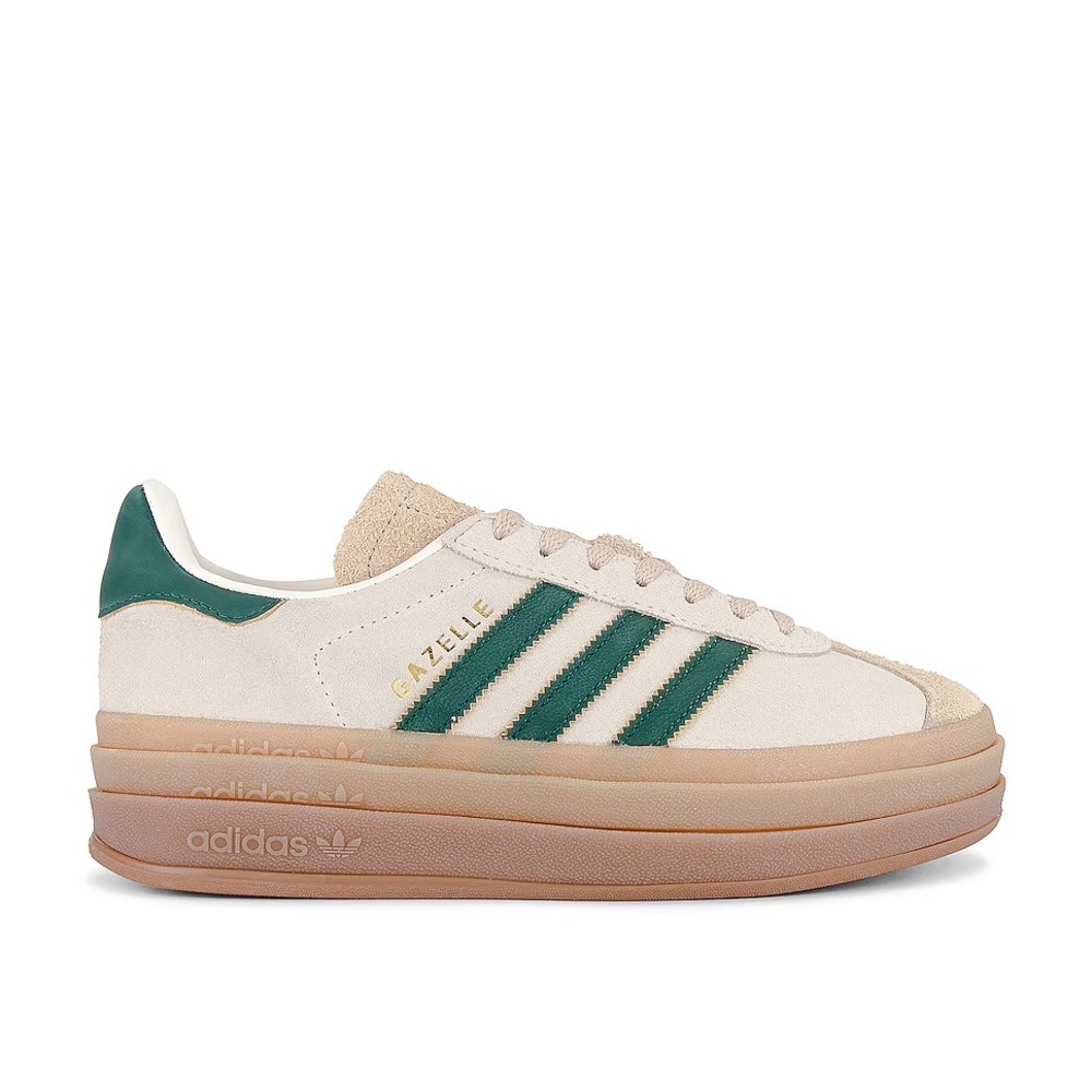 BRAND NEW Adidas Gazelle Bold Platforms — Collegiate Green